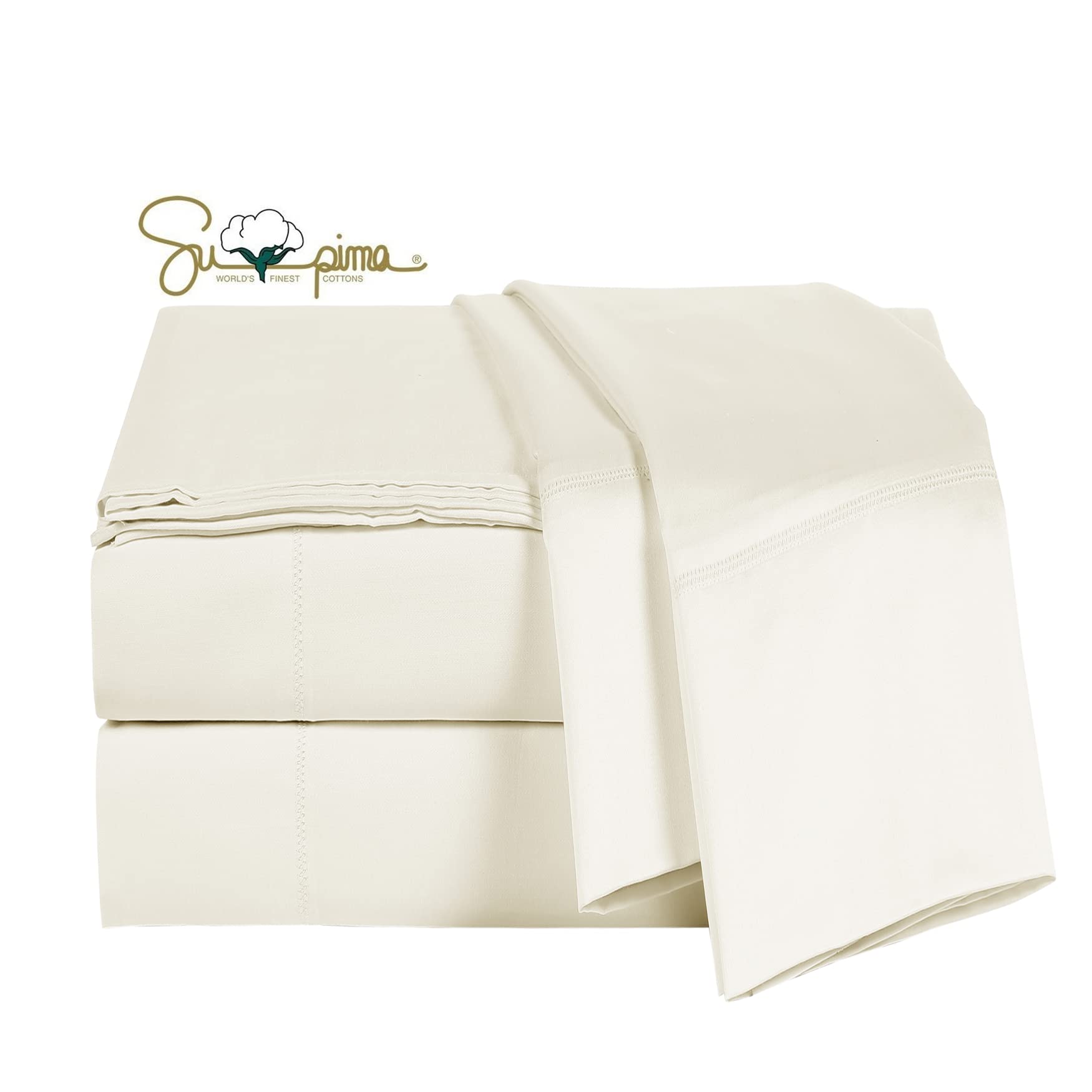 Amazon.com: ELINEN 100% Supima Cotton Sheets 600 Thread